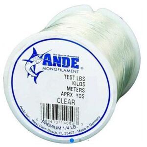 Ande‎ A14-300C Premium Mono Line 1/4 lb Spool 300 lb 33 Yards Clear
